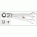 Combination ratchet hinge key