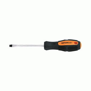 Screwdriver with a round rod