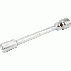 Wheel wrench double end type for threaded connector