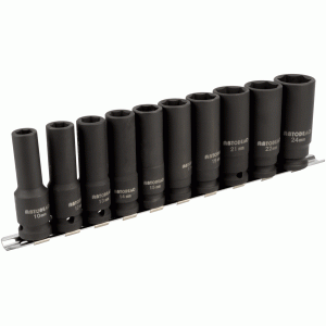 Impact socket set 1/2"