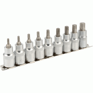 Socket set with Torx® bit 1/2