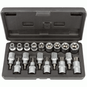 Torx® socket set 1/2"