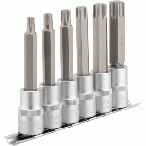 Socket set with Torx® bit 1/2"