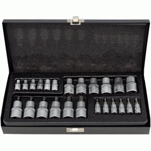 Torx® socket set 1/4" 1/2"