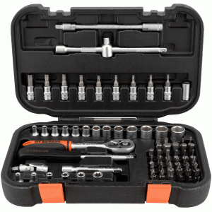 Tool set 76 pcs. 1/4 