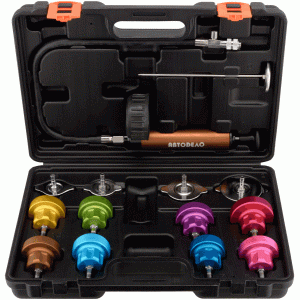 Cooling system pressure tester set