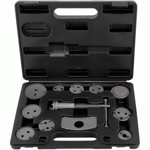 Brake caliper rewind tool set