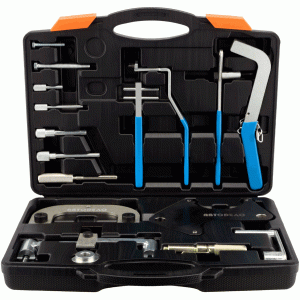 Timing locking tool set for Renault camshafts