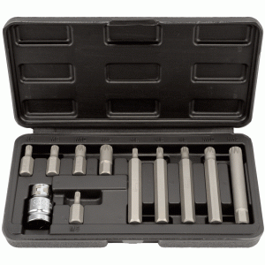 Spline insert bit set