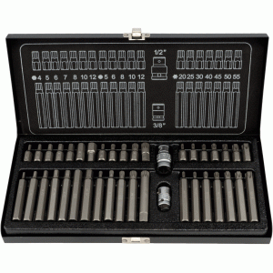 Torx®, Spline and Hex insert bit set