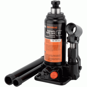 Hydraulic bottle jack low profile