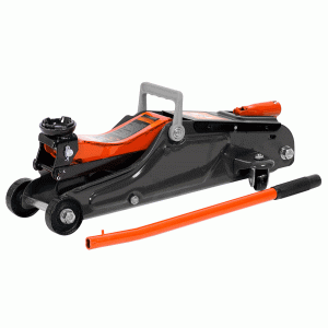 Hydraulic floor jack low profile