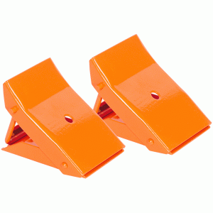 Wheel metal chocks