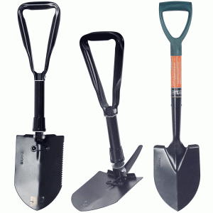 Car folding shovel