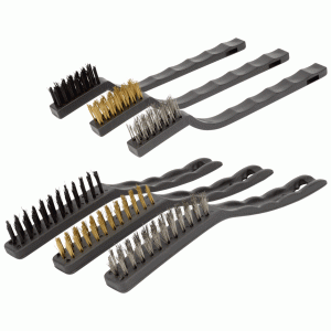 Stripping brush set