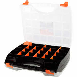 Plastic organizer tool box