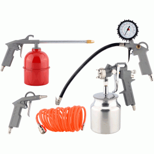 Air compressor spray kit