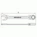 Combination ratchet hinge key