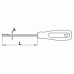 Screwdriver Torx® with a round rod