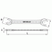 Double open end spanner