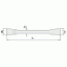 Wheel wrench double end type for threaded connector