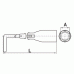 Spark plug wrench L-shaped