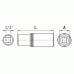 Deep hex socket 1/2