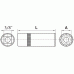 Magnetic spark plug socket 3/8