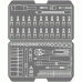 Profesionālais instrumenta komplekts 91 pr. 1/4"DR