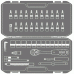 Instrumentu komplekts 46 pr. 1/4"DR