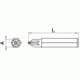 Bit insert cross Pozidrive 1/4